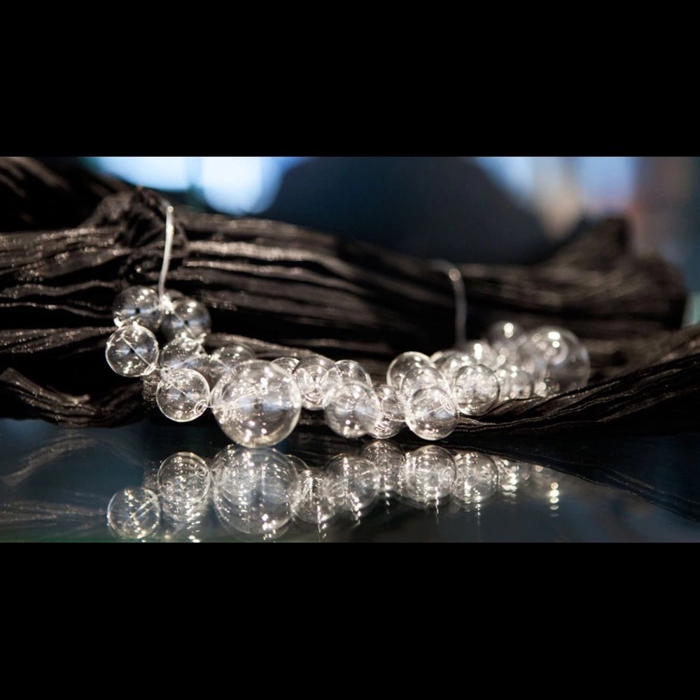 Italian Glass Soap Bubble Necklace